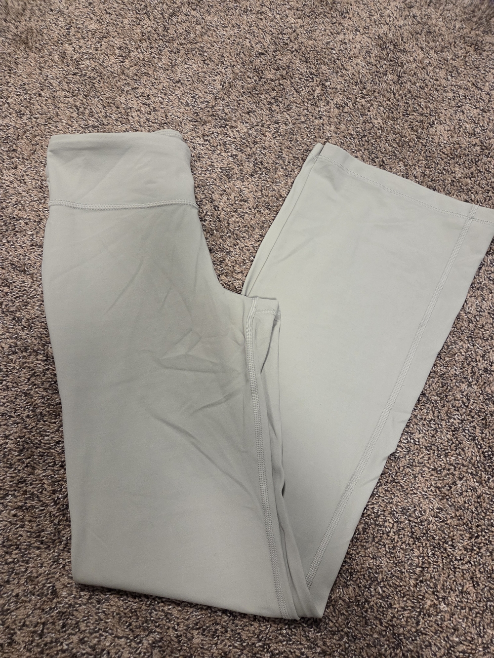 Athleta Girl sz 14 NWOT High-Rise Flare Leggings in Sage